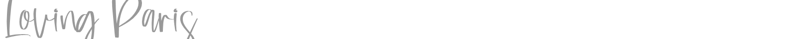 Loving Paris font preview